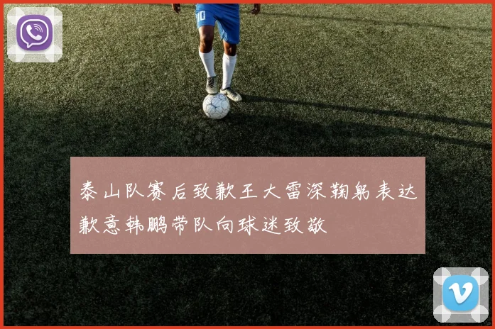泰山队赛后致歉王大雷深鞠躬表达歉意韩鹏带队向球迷致敬